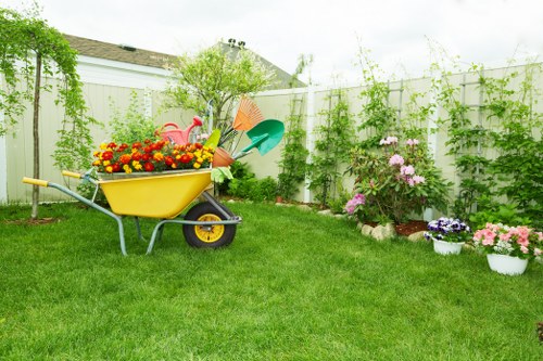 Professional garden maintenance with lawn care and planting in Gipsy Hill