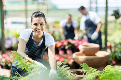 Seasonal planting and maintenance in a Gipsy Hill garden